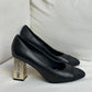 Chanel Cap Toe Leather Heels (39)