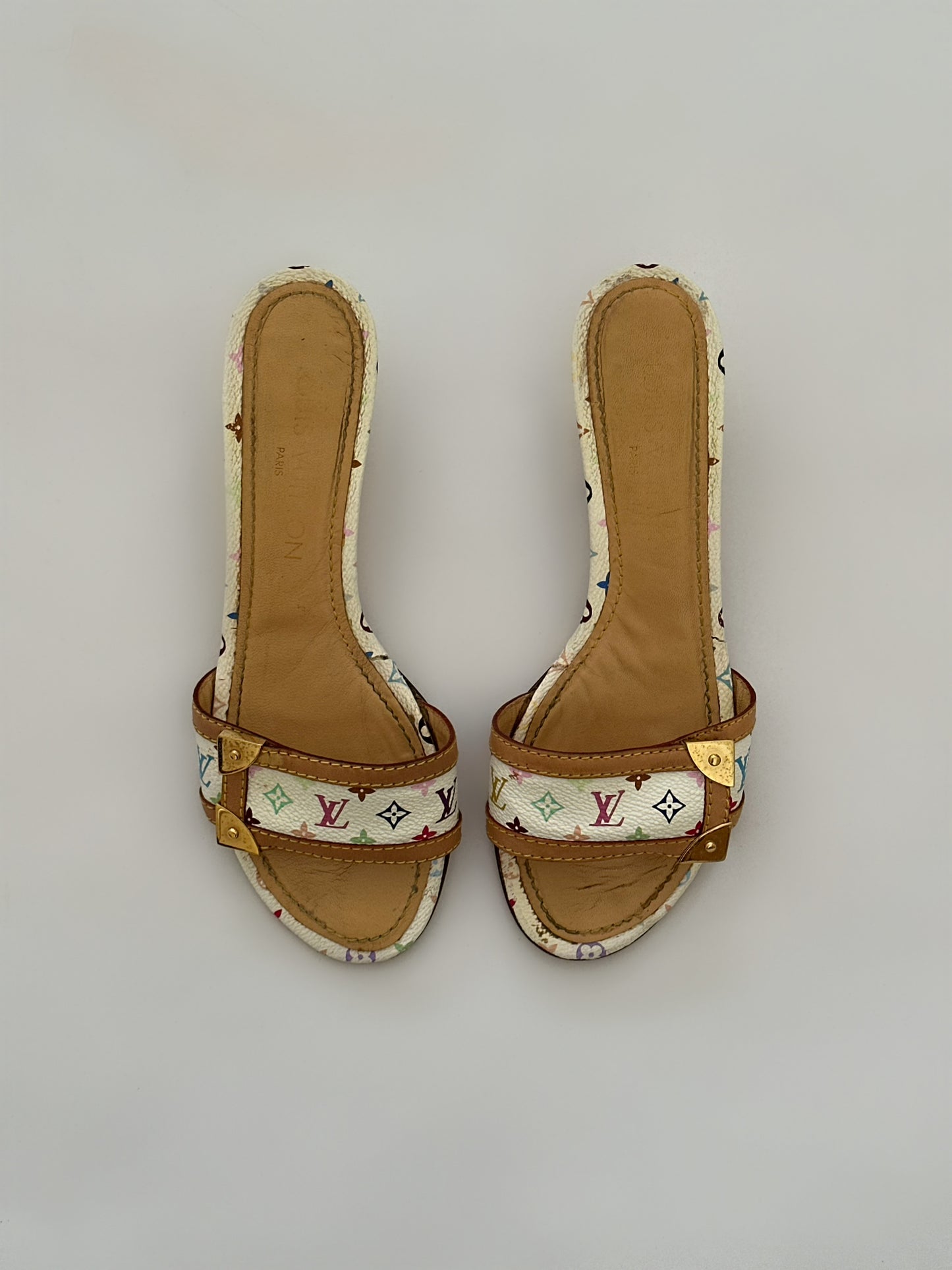 Louis Vuitton Murakami Kitten Heels (36)