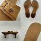 Celine Leather Mules (38)
