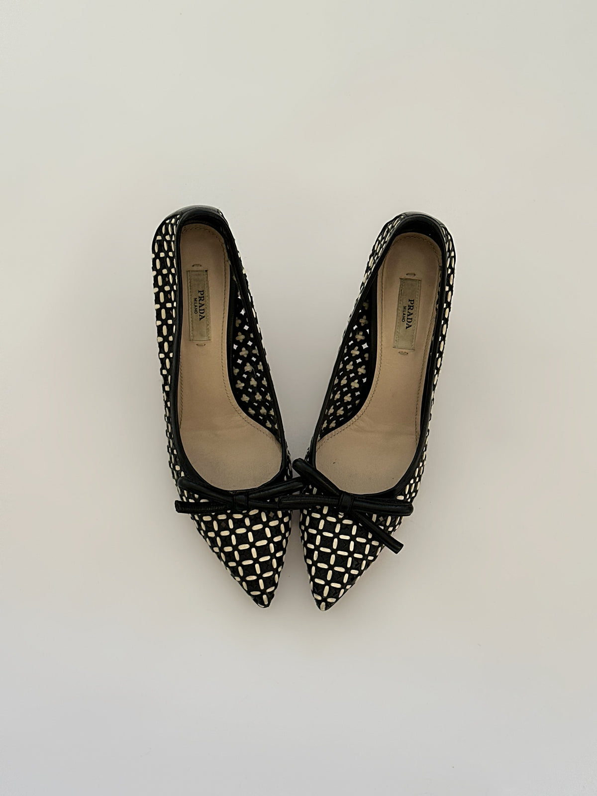 Prada Checked Pumps (36)