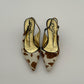 Dolce&Gabbana Cow Slingback Pumps (40)