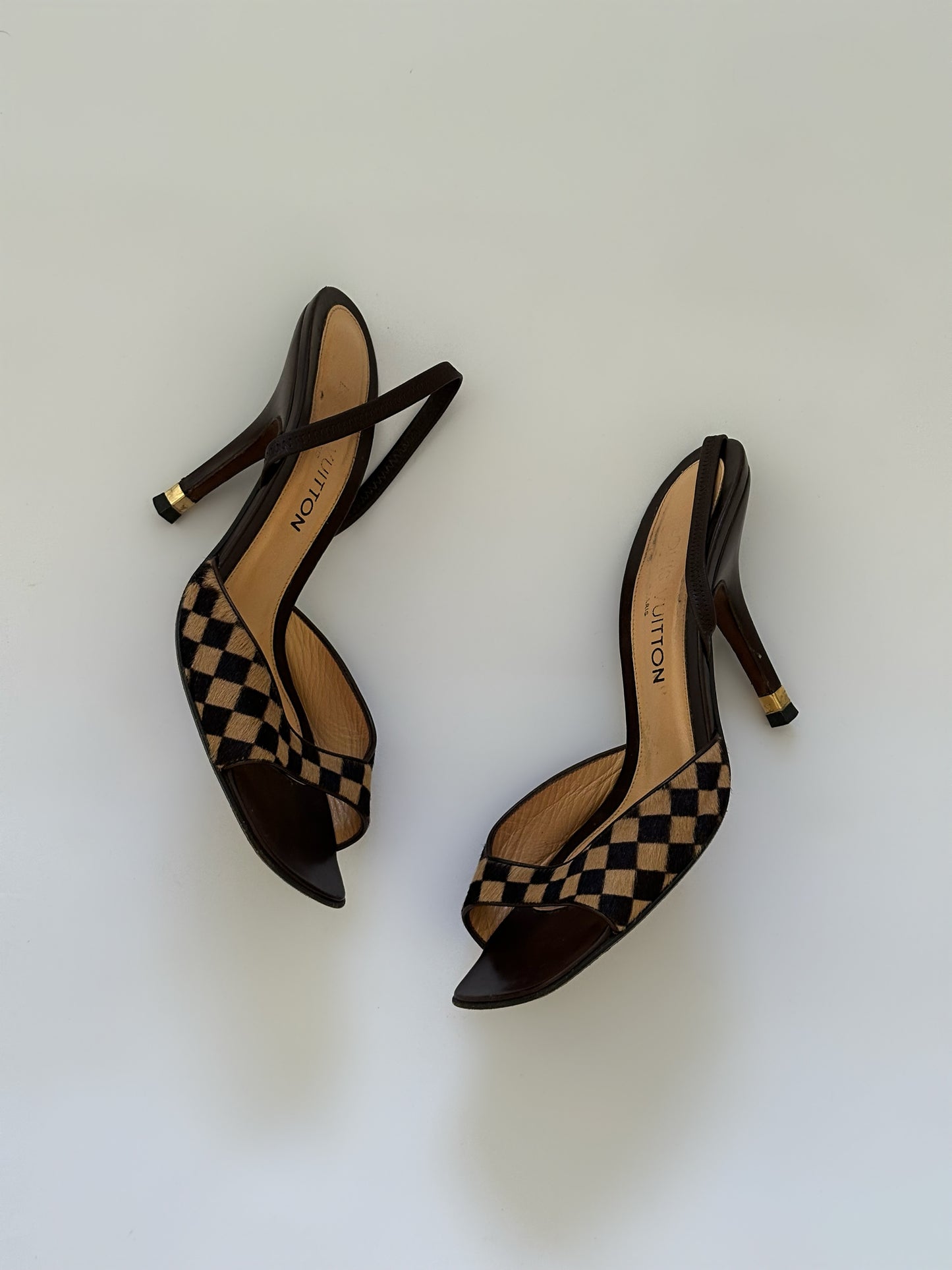 Louis Vuitton Damier Heels (39,5)