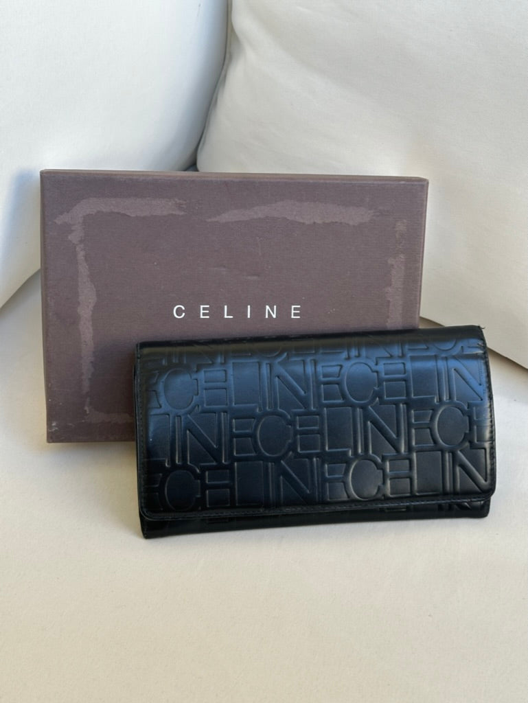 Celine Leather Wallet with Box