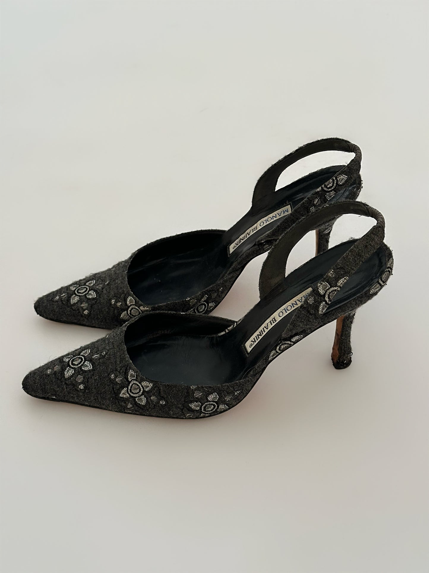 Manolo Blahnik Slingback Heels (39)