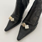 Dior Dice Gambler Leather Ankle Boots (39)