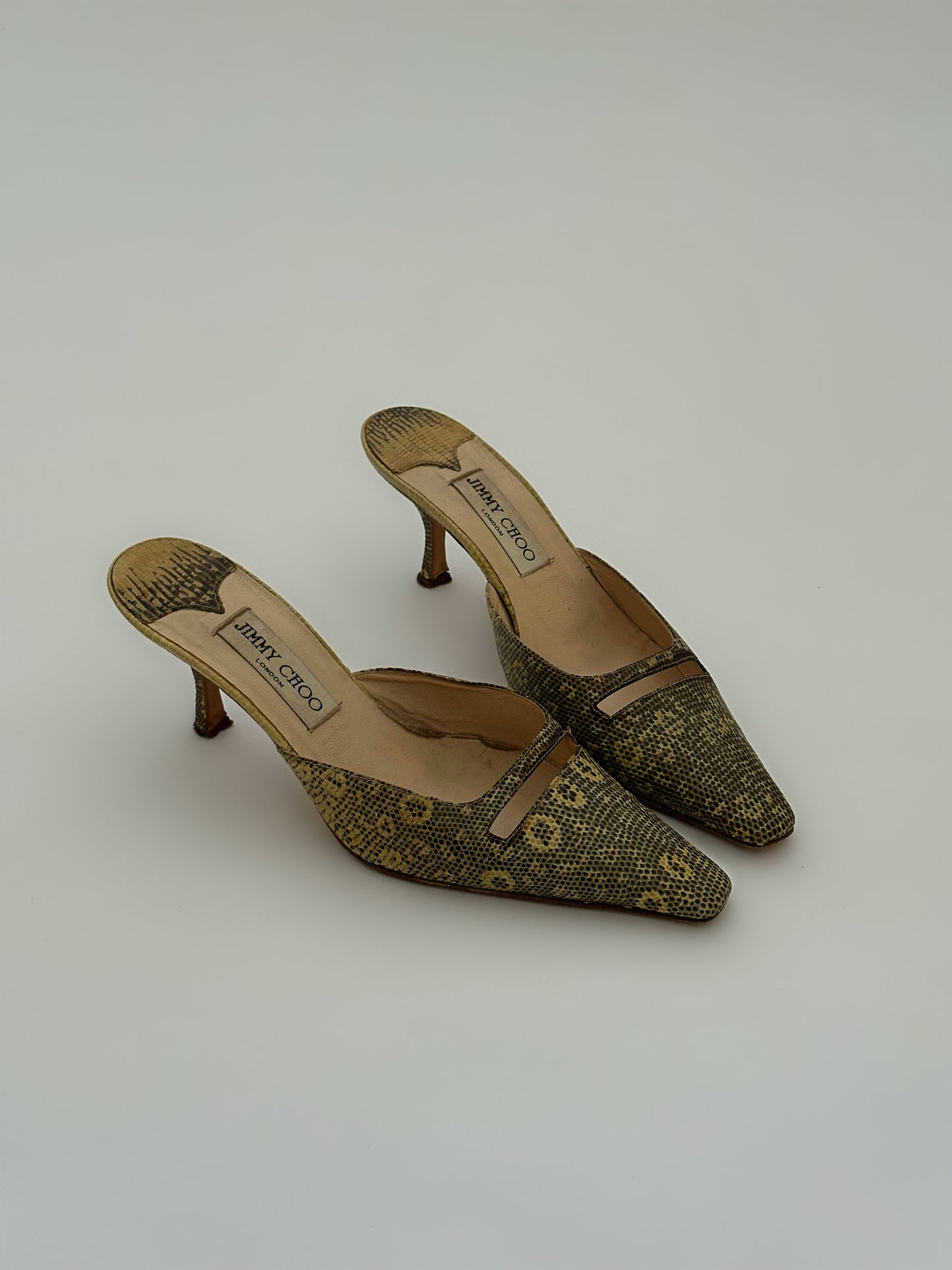 Jimmy Choo Snake Mules (37,5)
