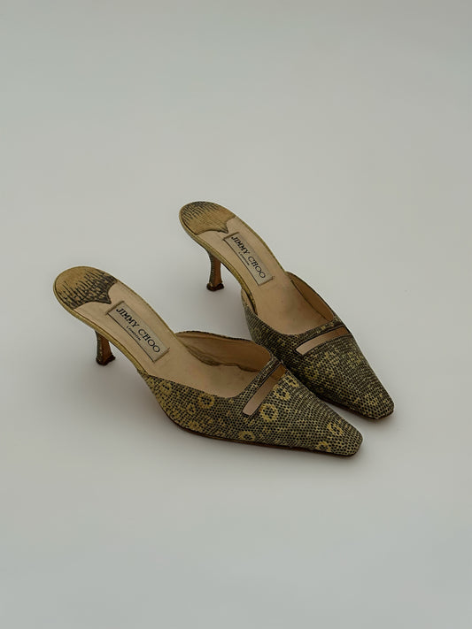 Jimmy Choo Snake Mules (37,5)