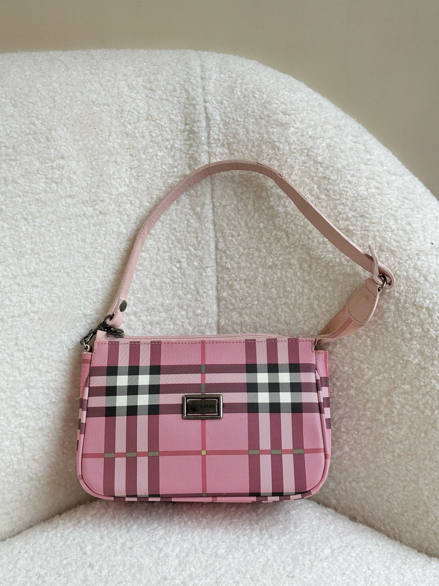 Pink Burberry Pochette Bag