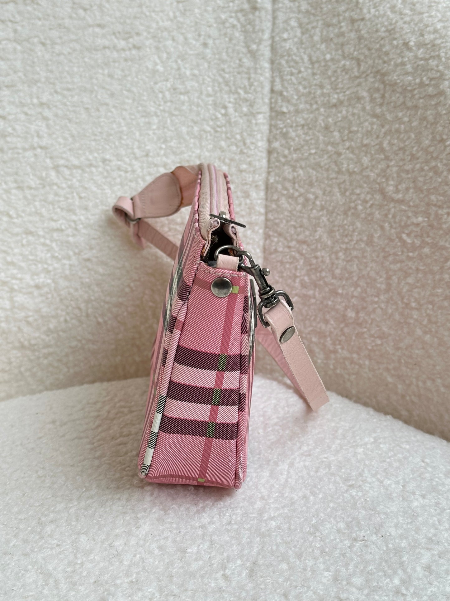 Pink Burberry Pochette Bag