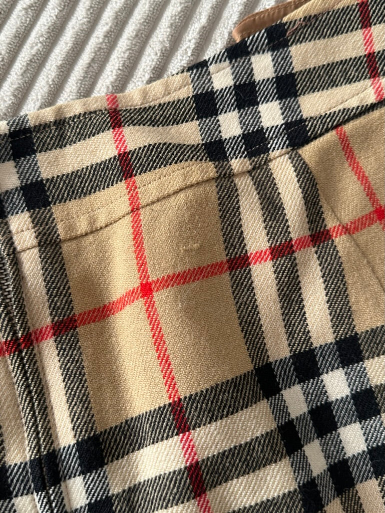 Burberry Nova Check Skirt (M)