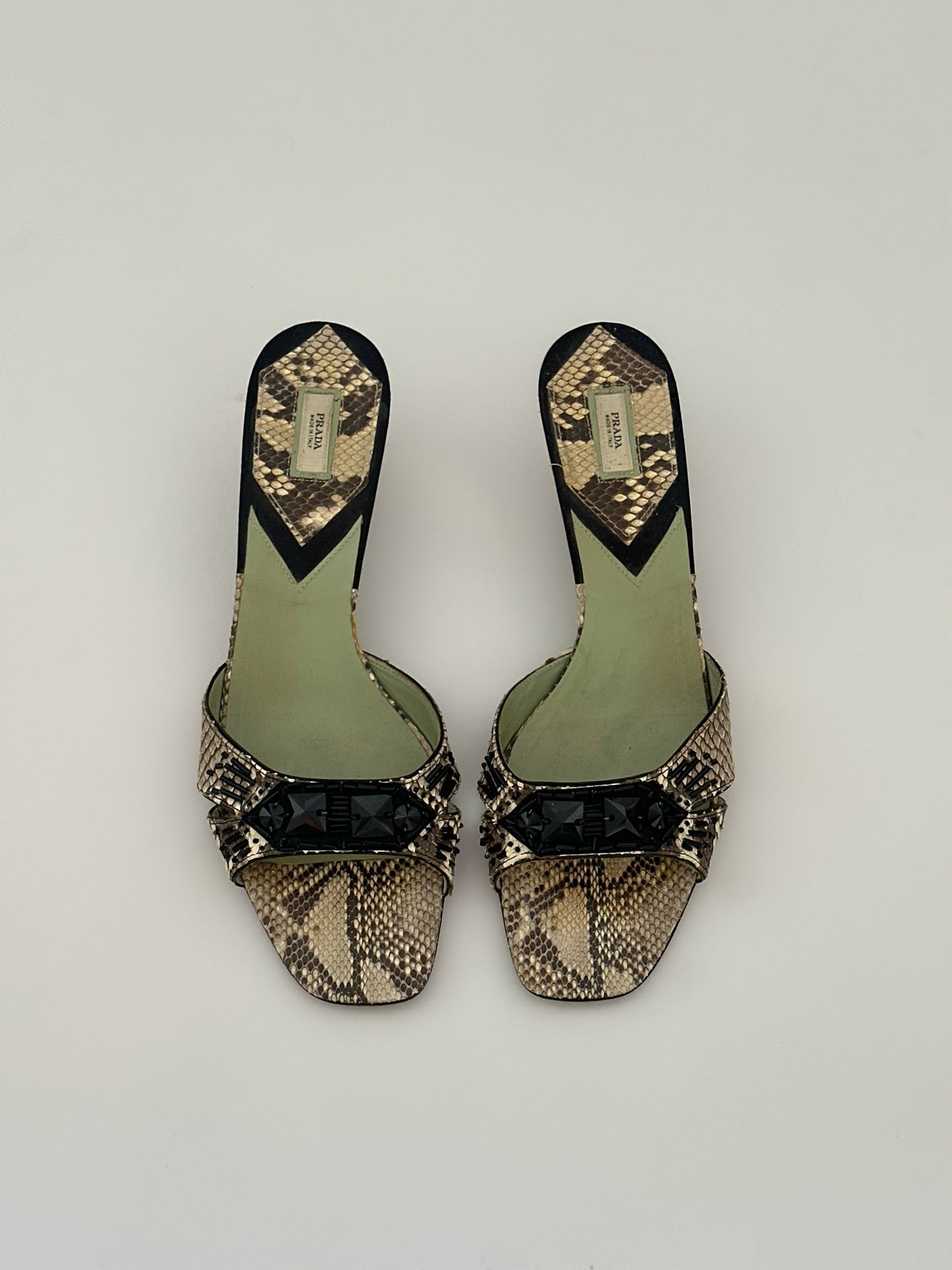 Prada Snake Mules (42)
