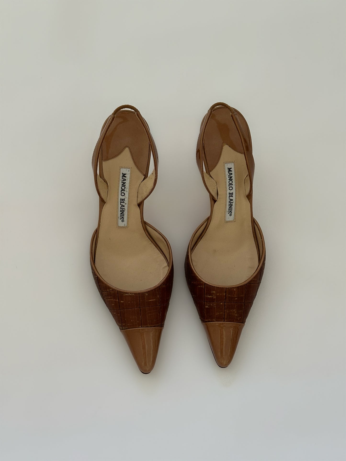 Manolo Blahnik Slingback Pumps (38)