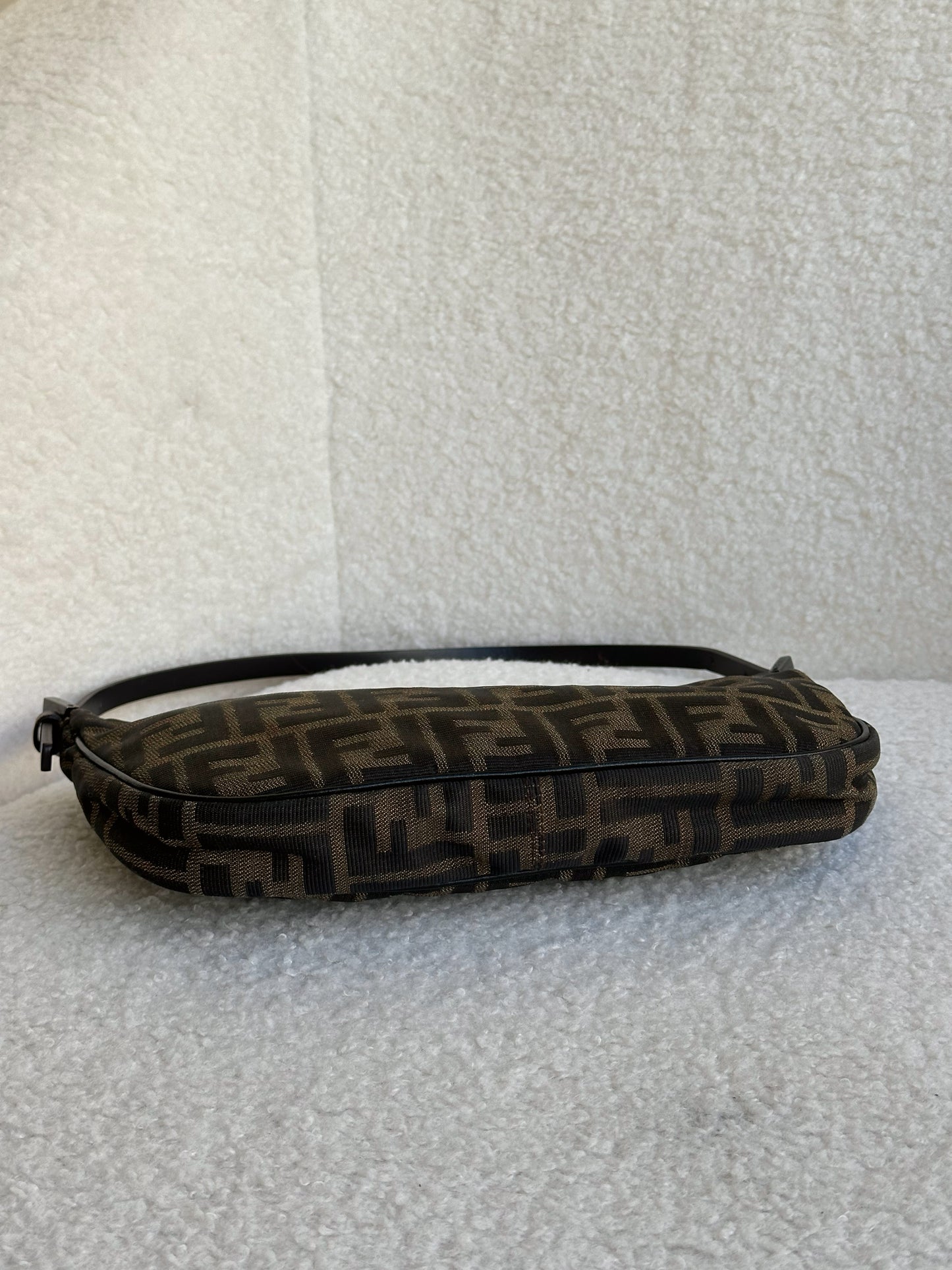 Fendi Zucca Half Moon Pochette