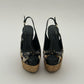 Christian Dior Animal Print Wegdes (37,5)