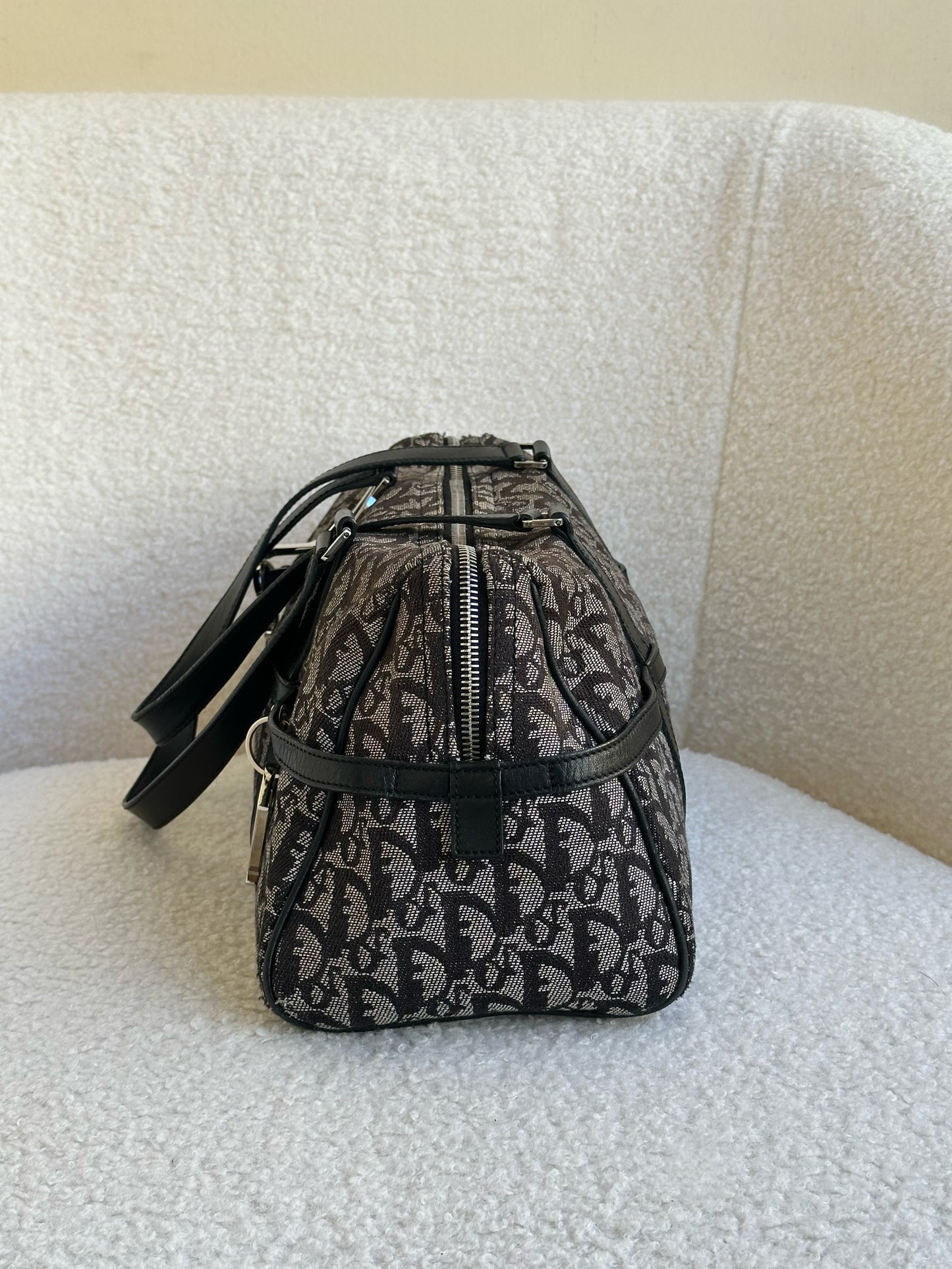 Christian Dior Monogram Charm Boston Shoulder Bag