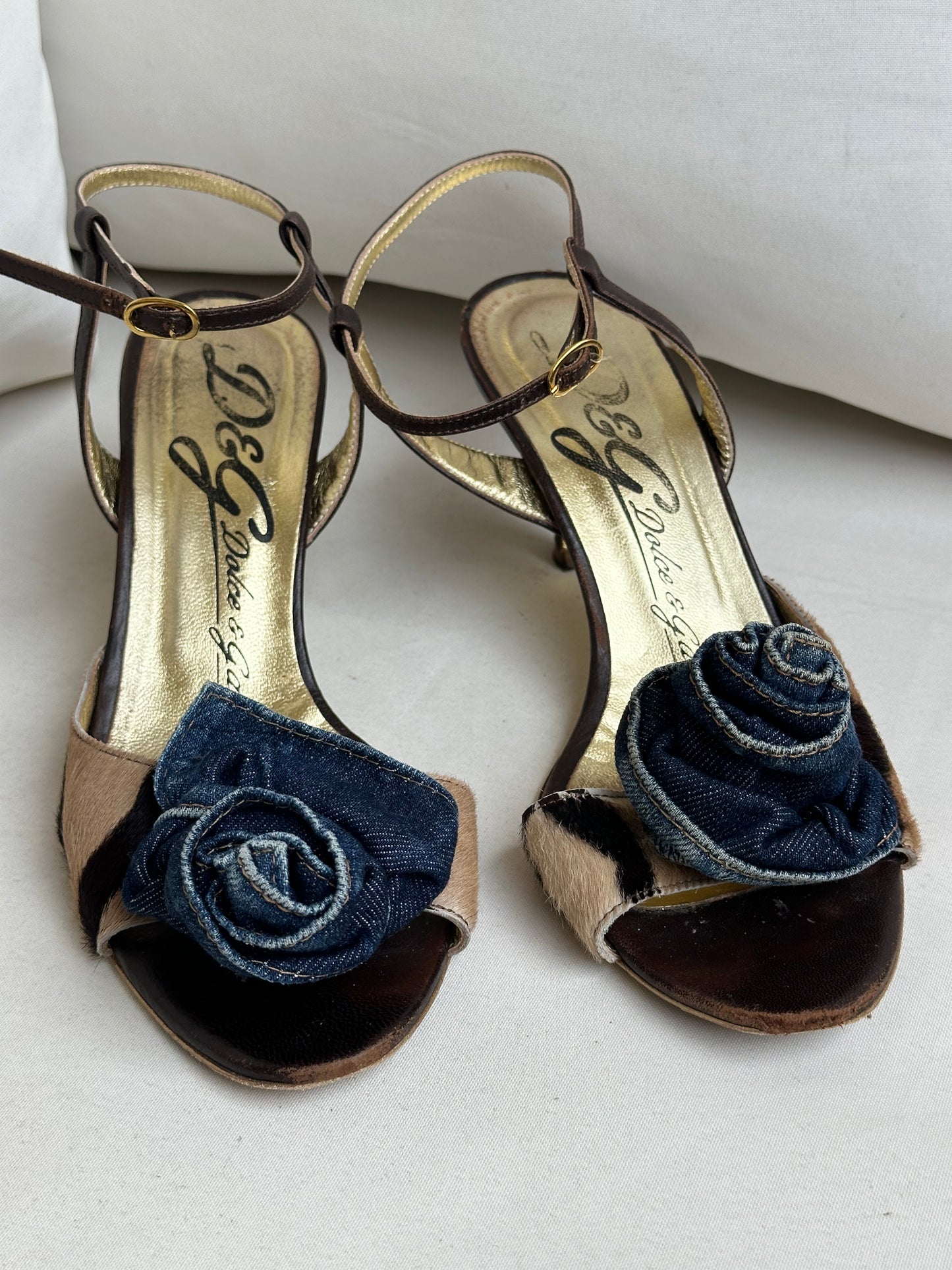 Dolce&Gabbana Flower Heels (37) with box