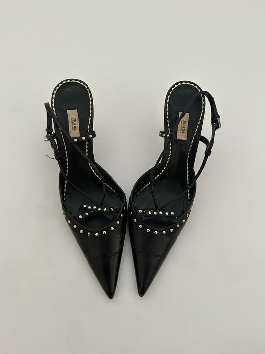 Prada Slingback Heels (36)