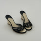 Vintage Chanel Camellia Wedge Sandals (38)