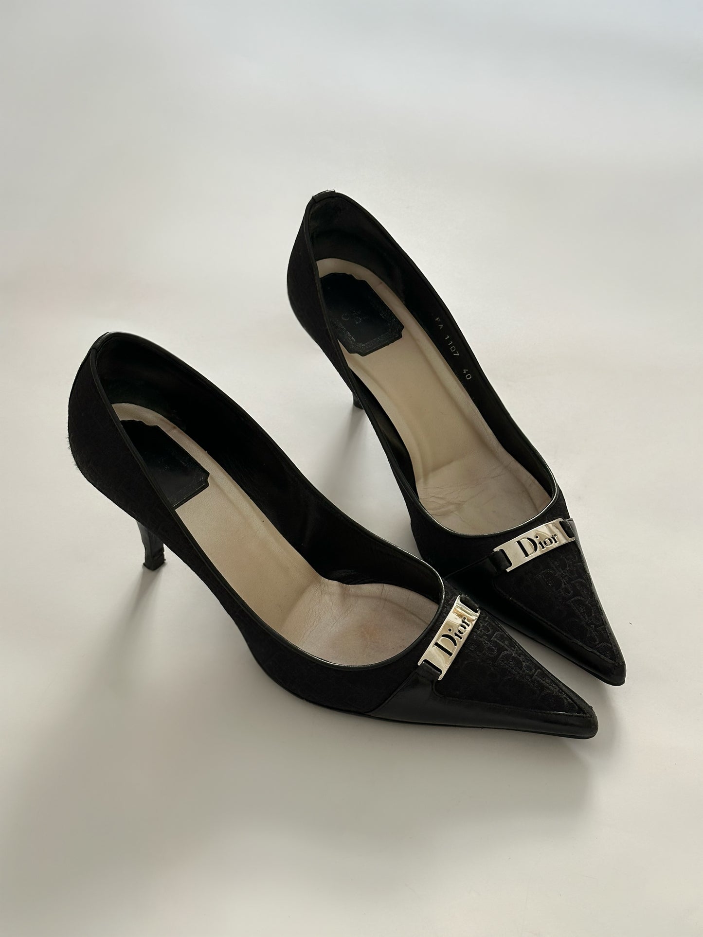 Christian Dior Monogram Pumps (40)