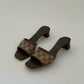 Gucci Monogram Mules (37,5)
