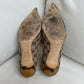 Gucci Monogram Heels (38,5)
