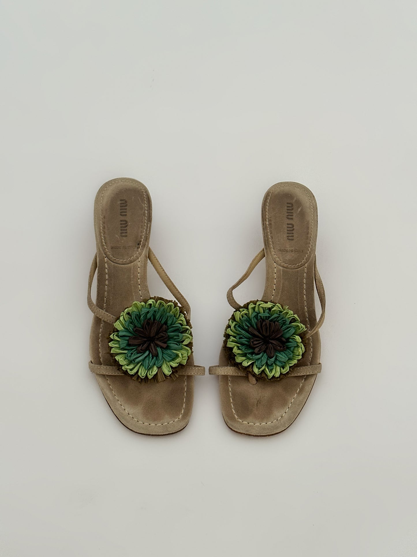 Miu Miu Flower Kitten Heels (37)
