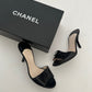 Chanel Leather Kitten Heels (37,5)