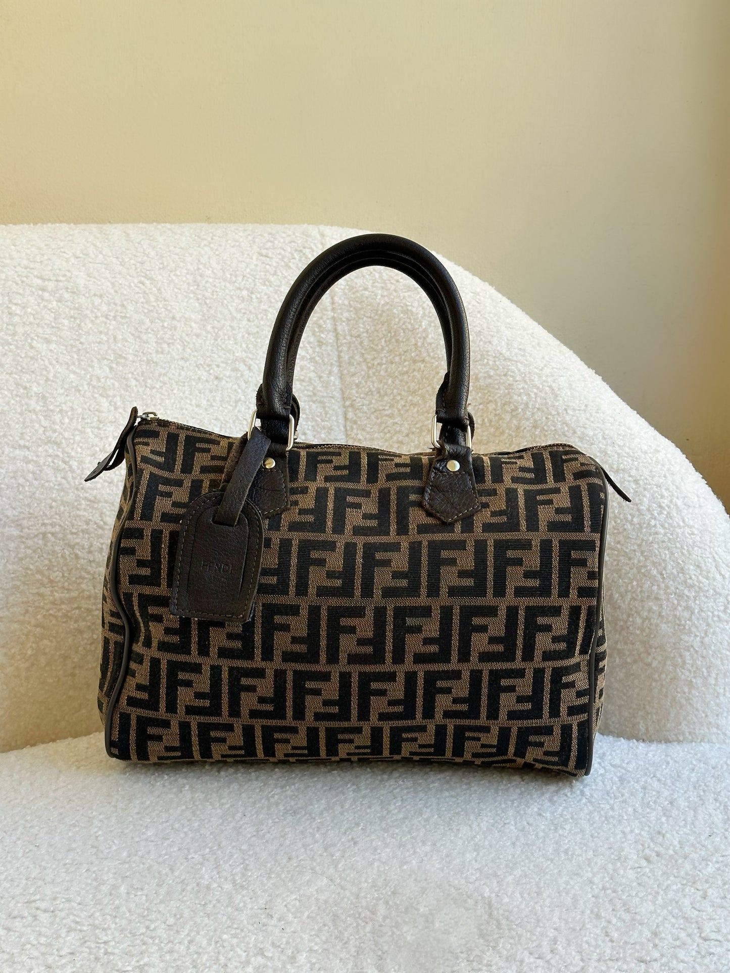 Fendi Monogram Vintage 1960s Duffle Bag