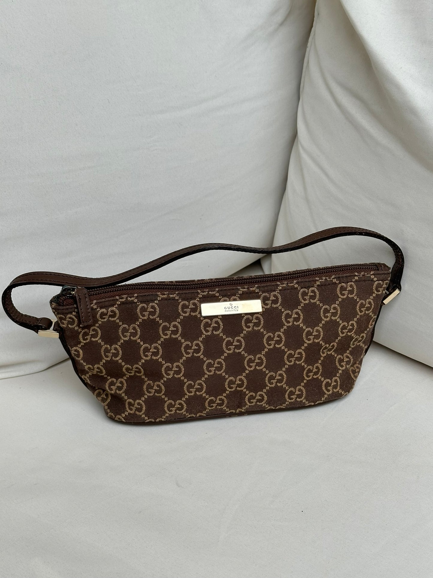 Gucci Boat Pochette Brown