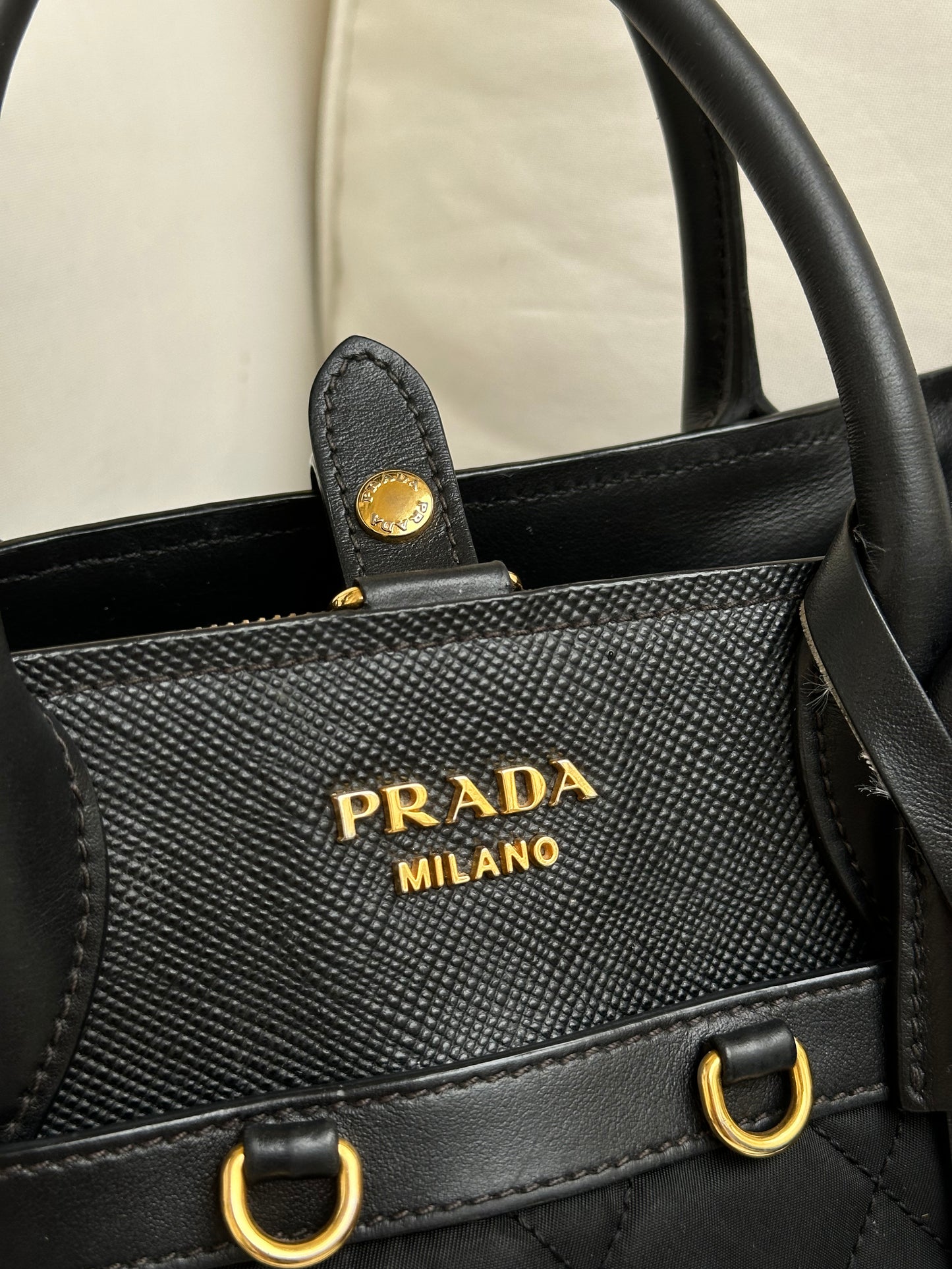 Prada Tessuto Saffiano Nylon Bag