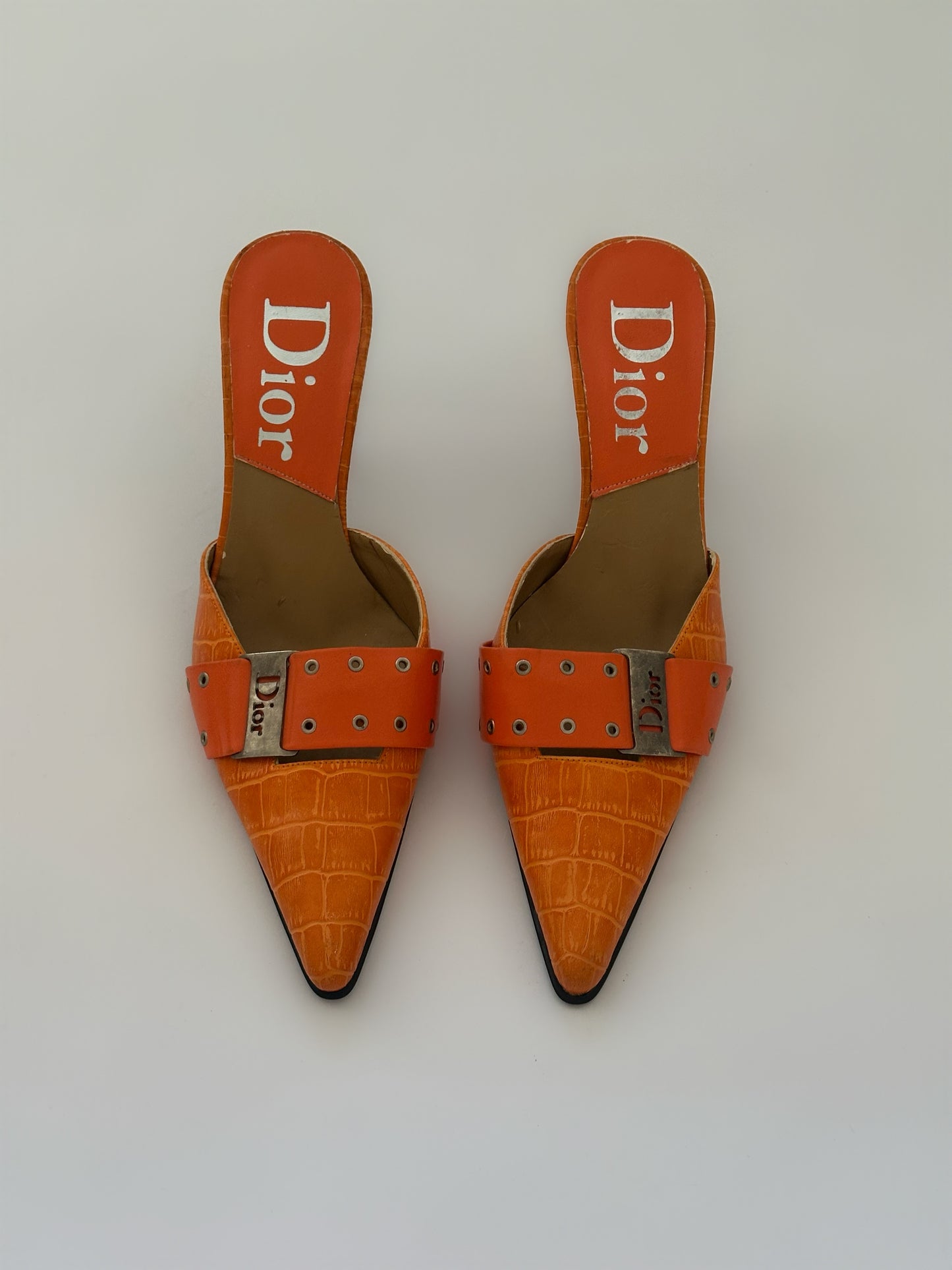 Dior Leather Mules (39)