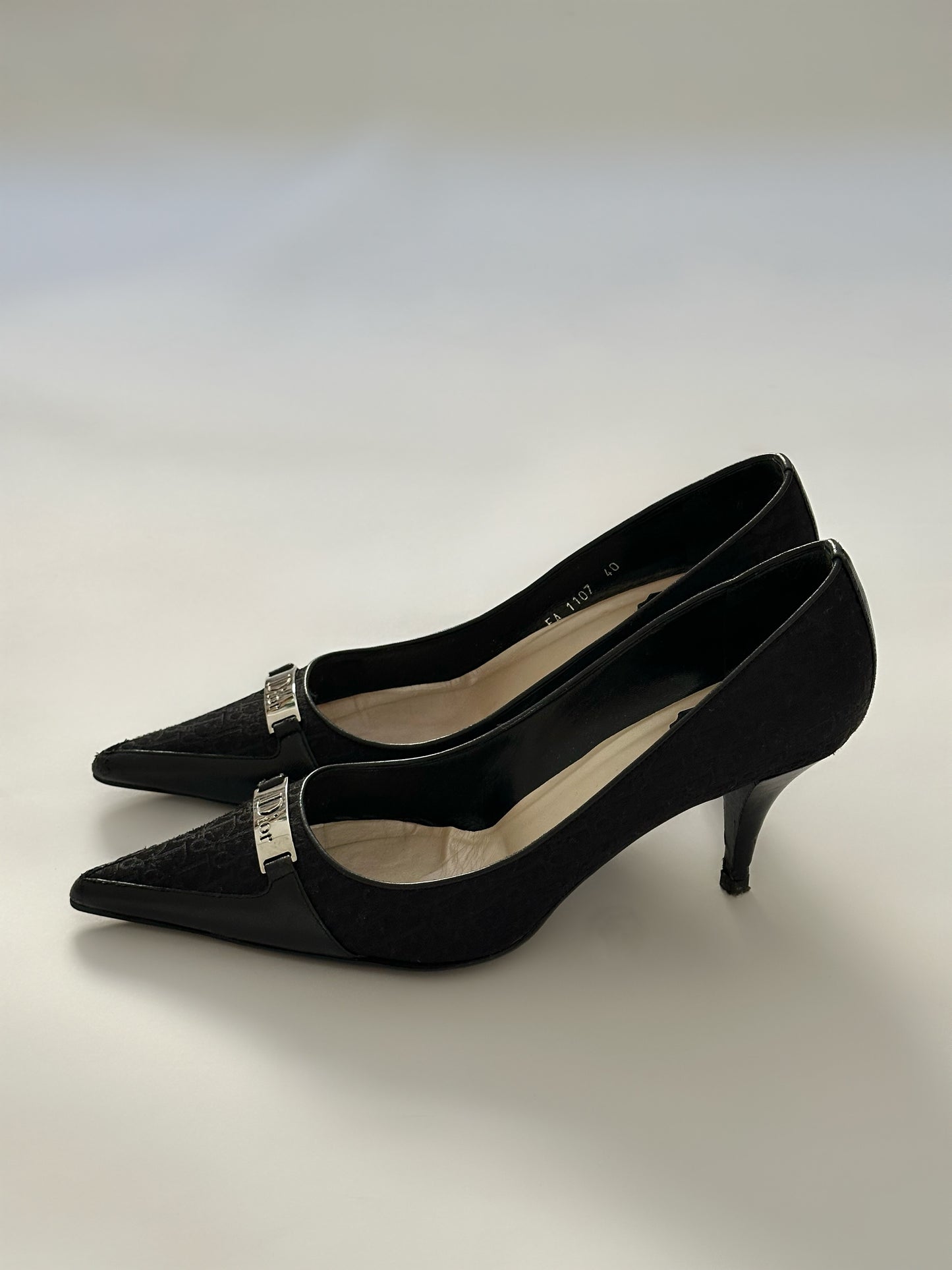 Christian Dior Monogram Pumps (40)