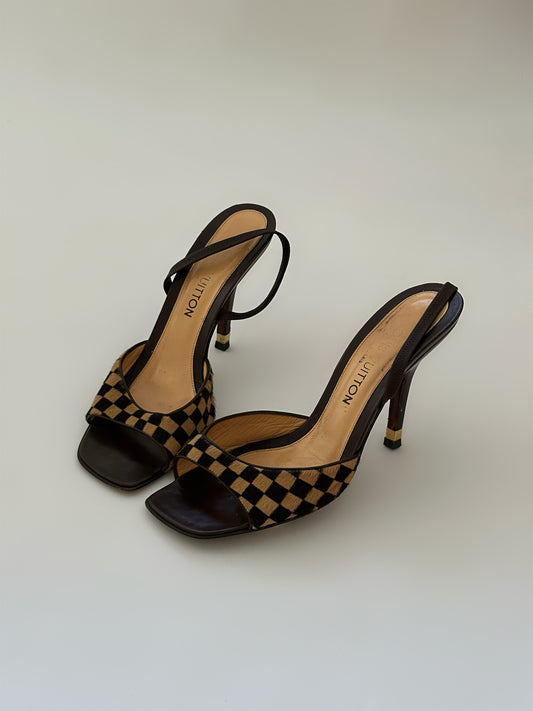 Louis Vuitton Damier Heels (39,5)