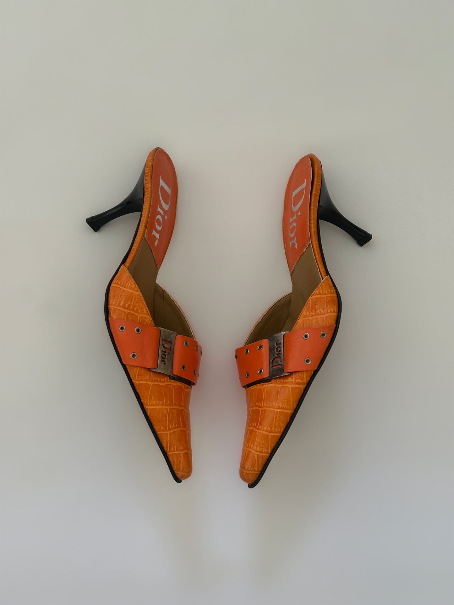 Dior Leather Mules (39)