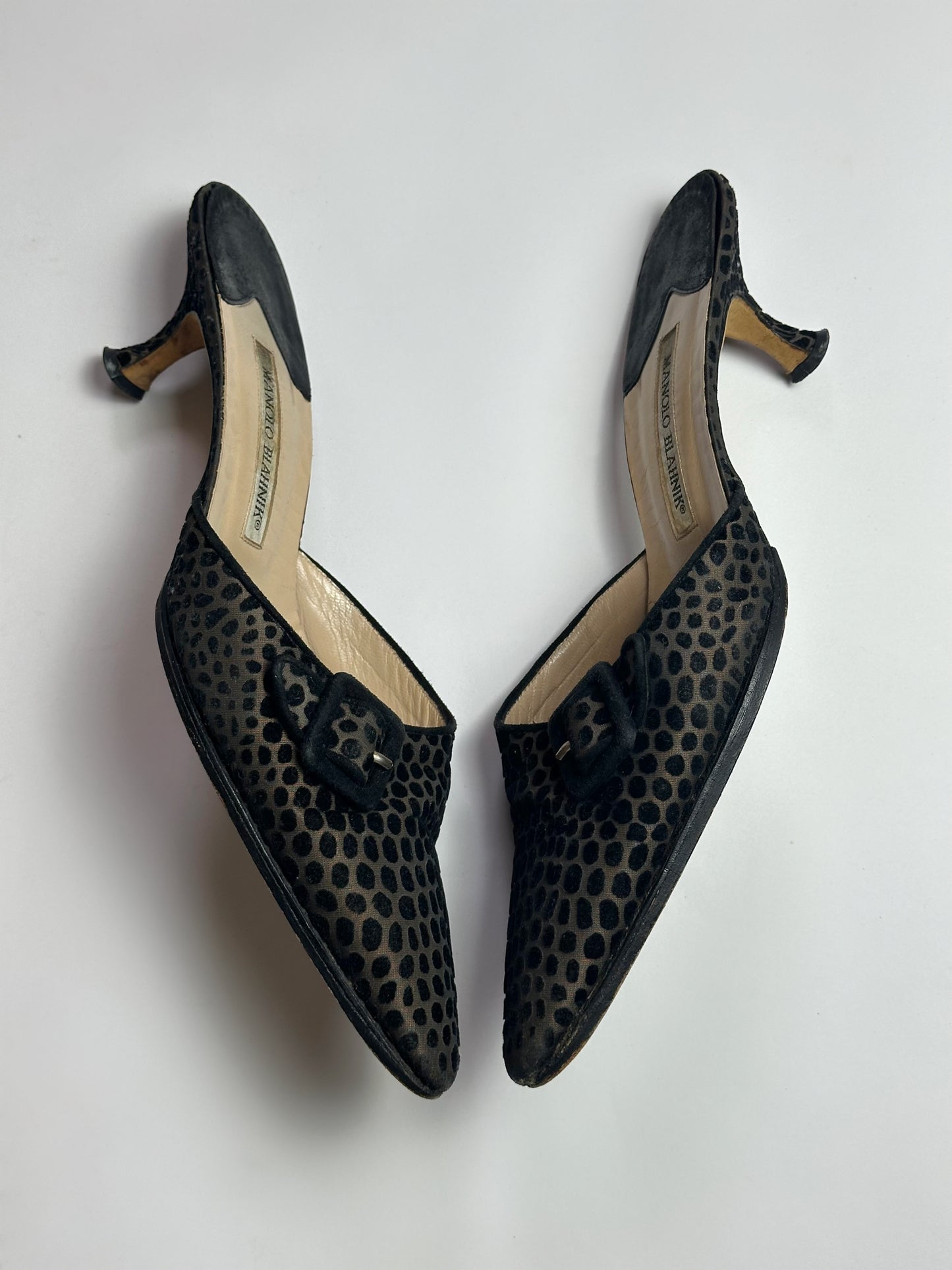 Manolo Blahnik Velvet Mules (39,5)