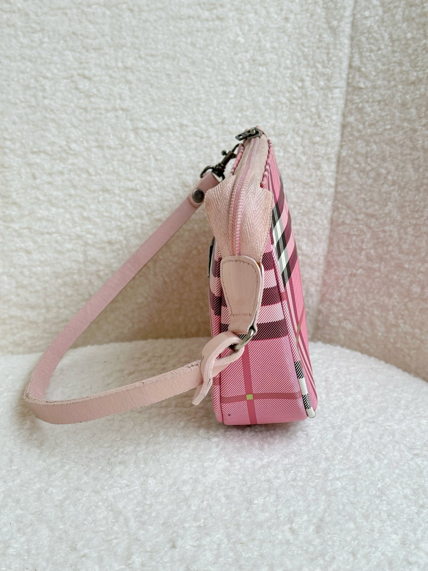 Pink Burberry Pochette Bag