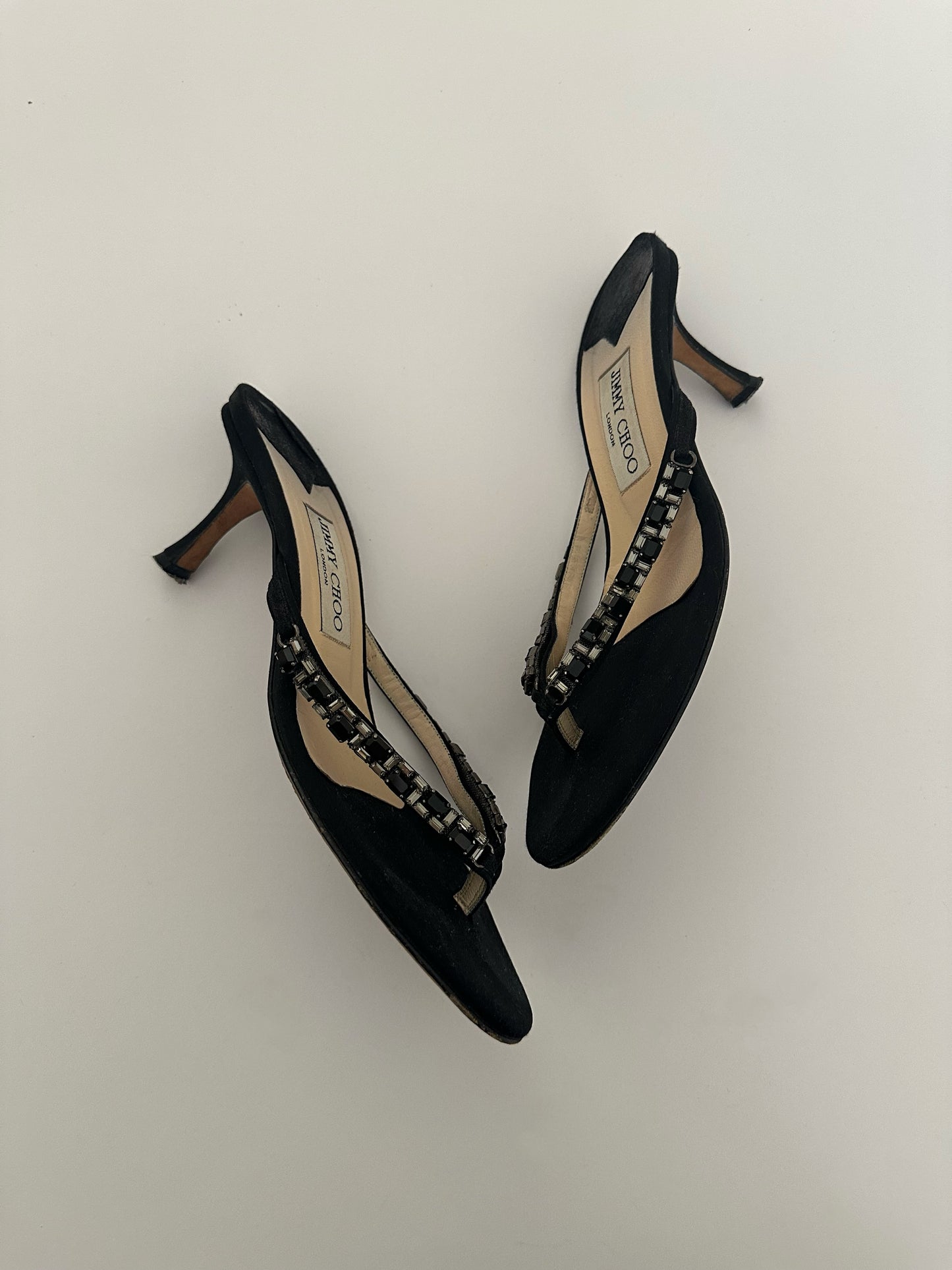 Jimmy Choo Thong Kitten Heels (39)