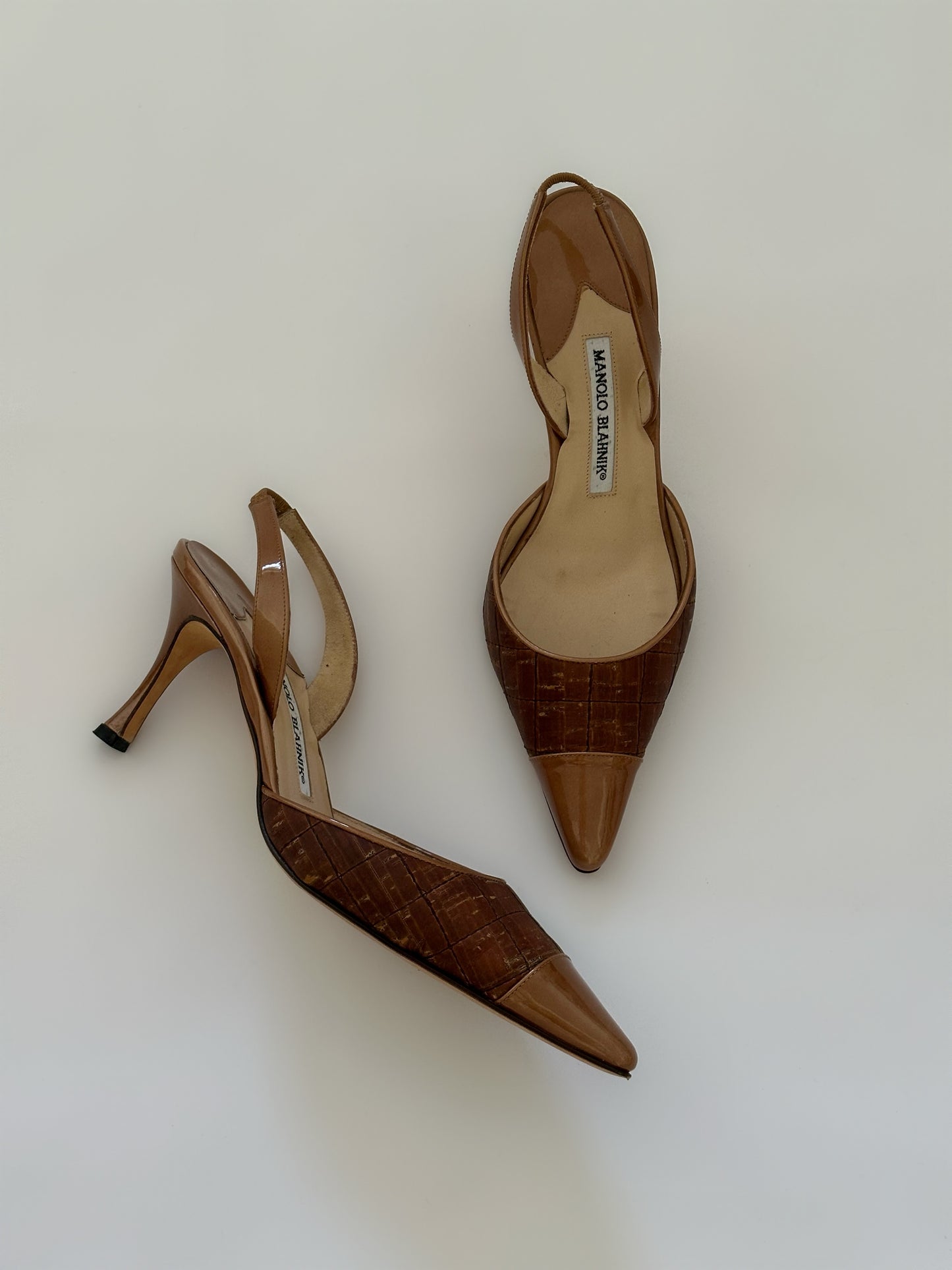 Manolo Blahnik Slingback Pumps (38)
