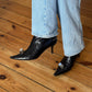 Dior Dice Gambler Leather Ankle Boots (39)