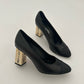 Chanel Cap Toe Leather Heels (39)