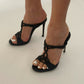 René Caovilla Heels with Rhinestones (36) Full set