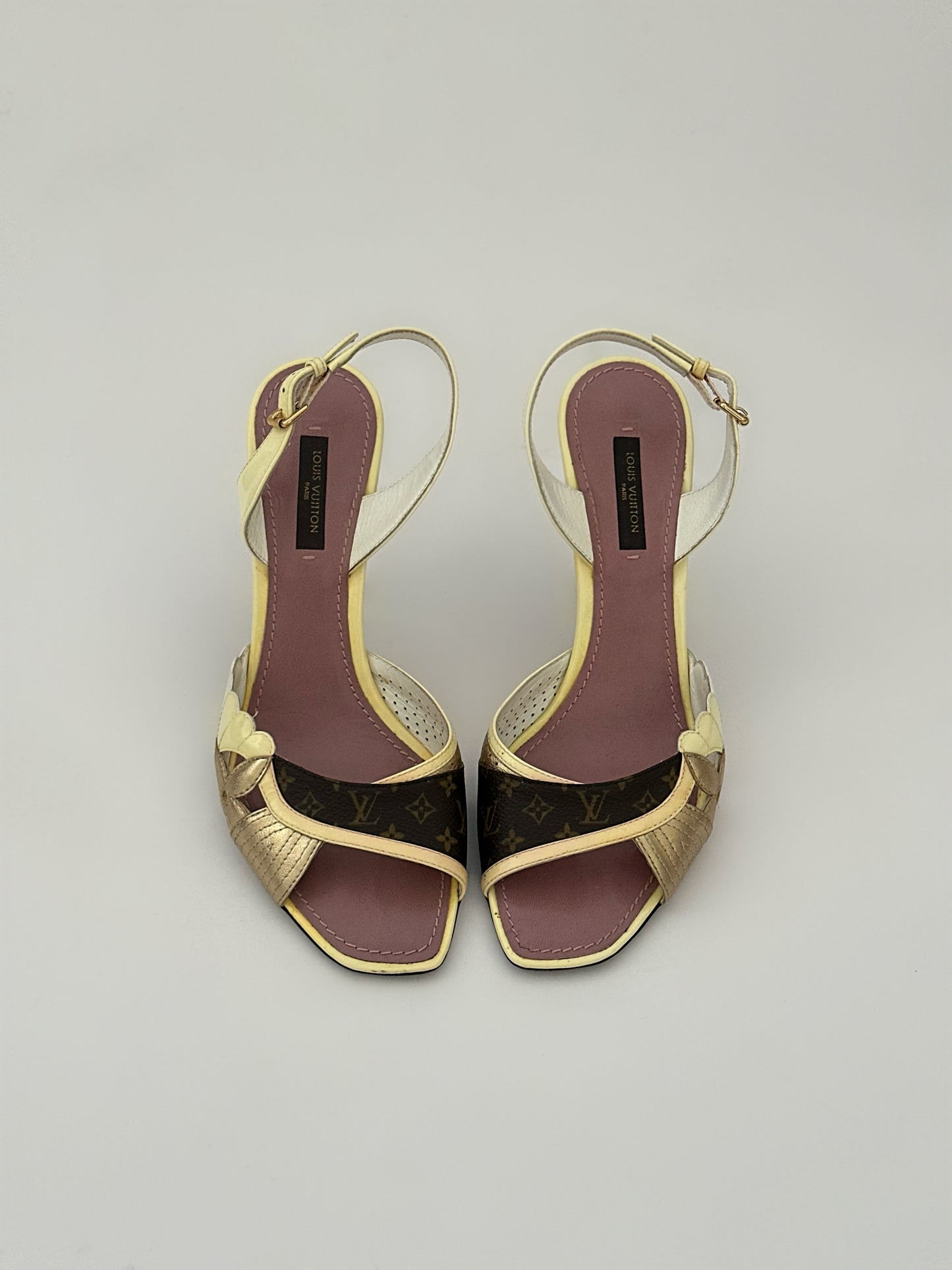 Louis Vuitton Monogram Heels (37)
