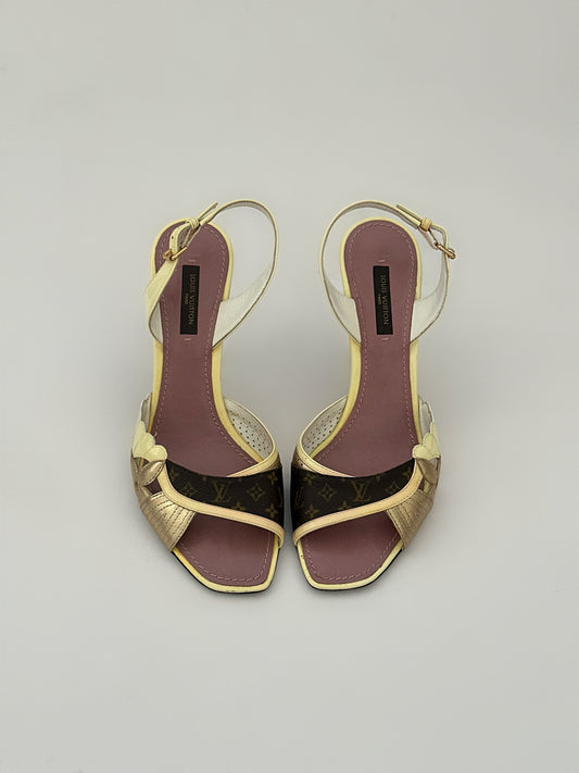 Louis Vuitton Monogram Heels (37)