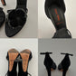 Miu Miu Velvet Flower Heels (36)