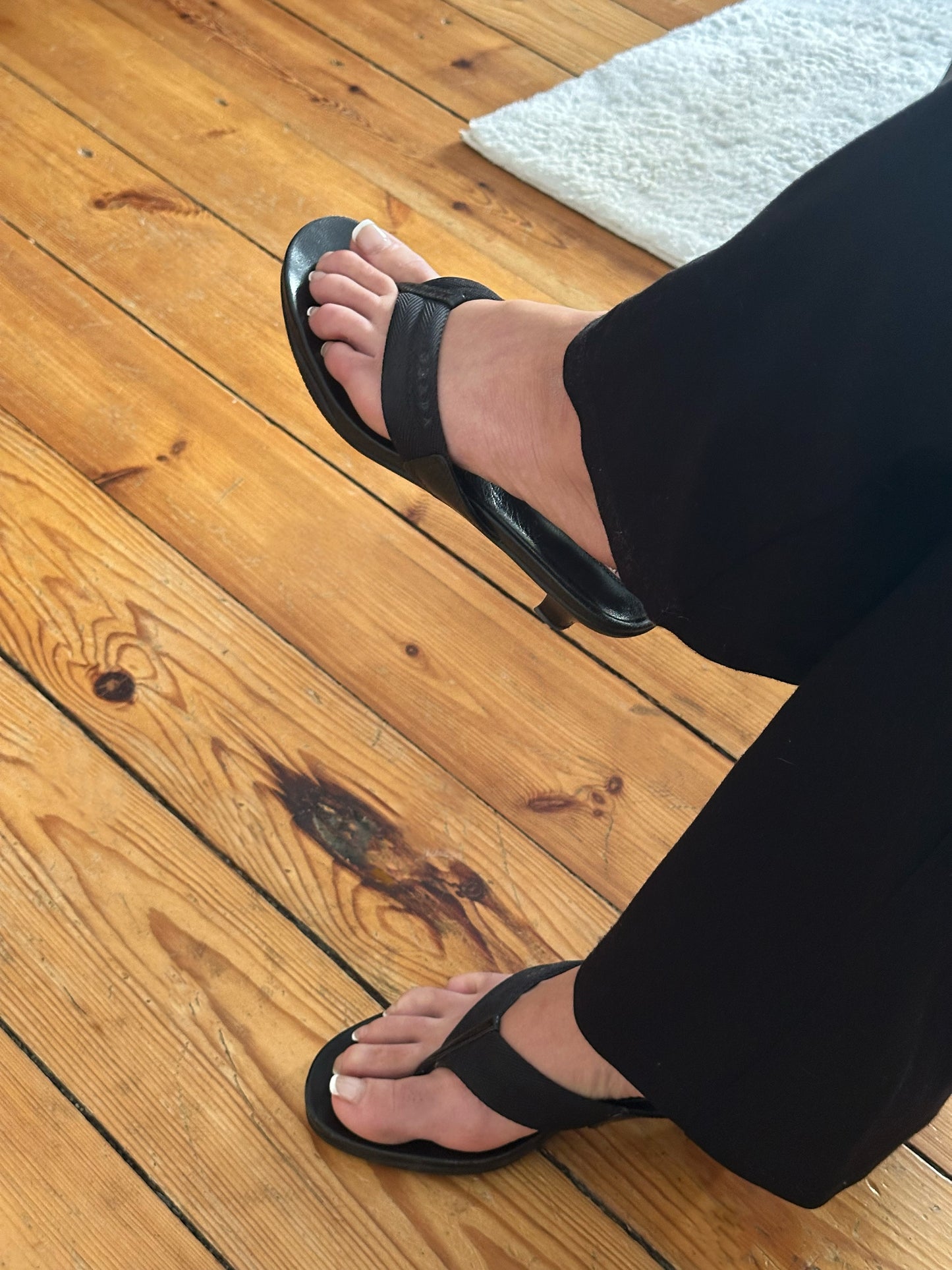 Prada Thong Kitten Heels (38)