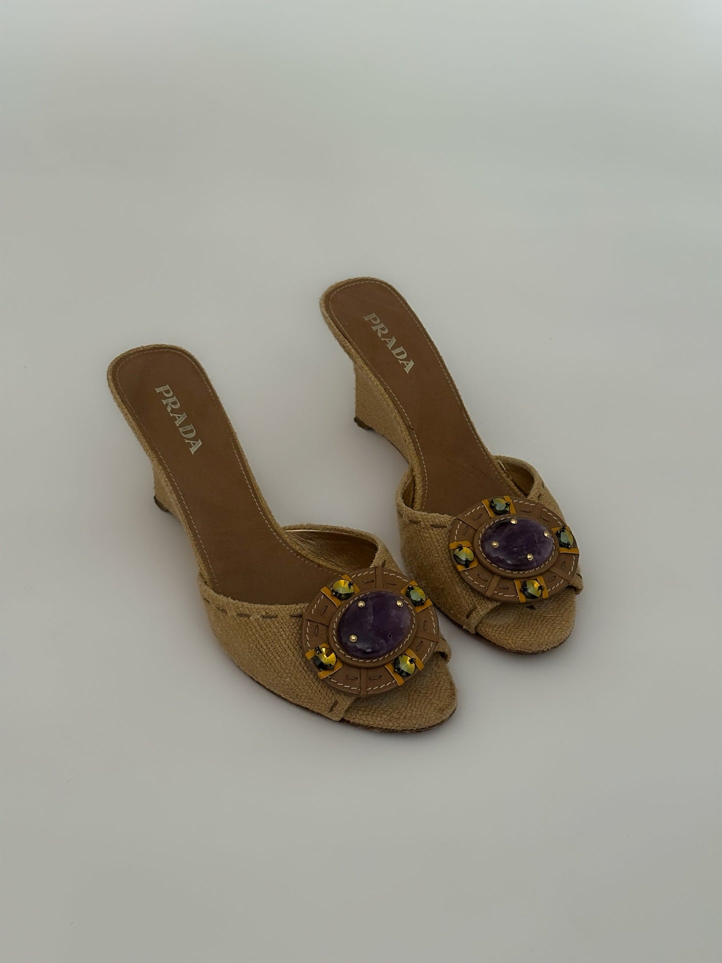 Prada Gemstone Wedges (39)