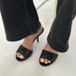 Chanel Leather Kitten Heels (37,5)