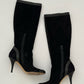 Gucci Bow Suede Leather  Boots (37)