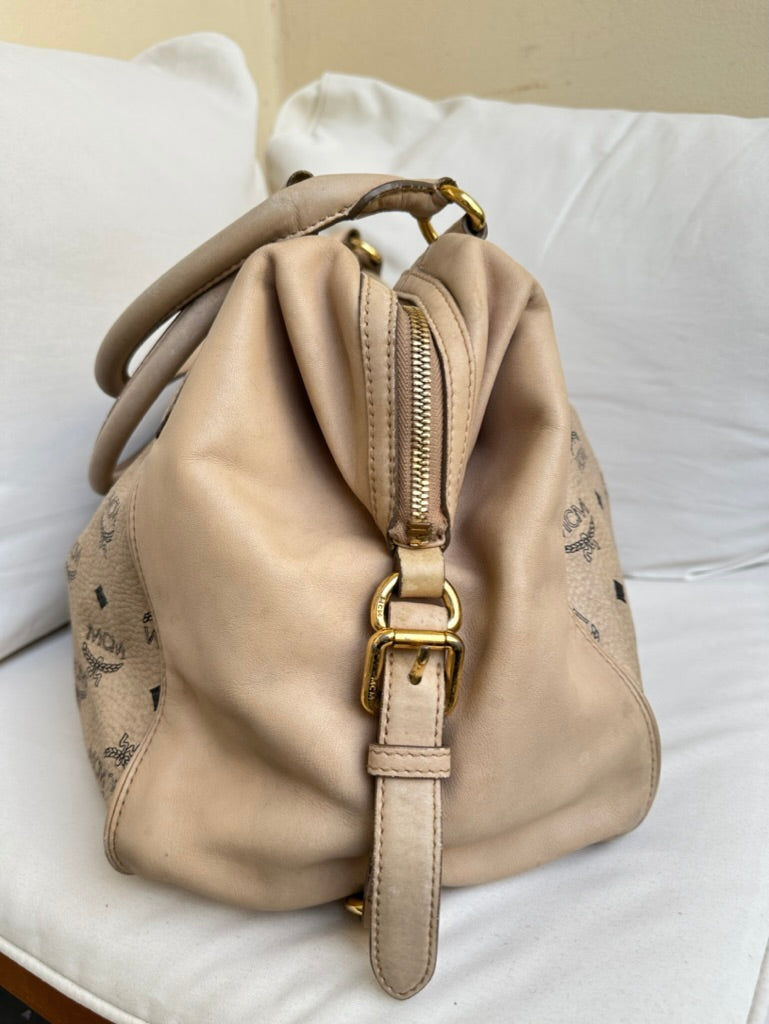 MCM Leather Shoulder Bag