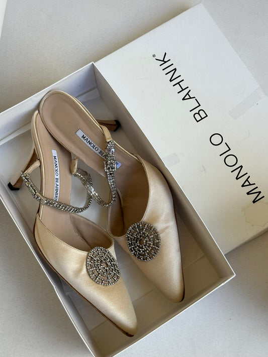 Manolo Blahnik Heels (38/39) with box